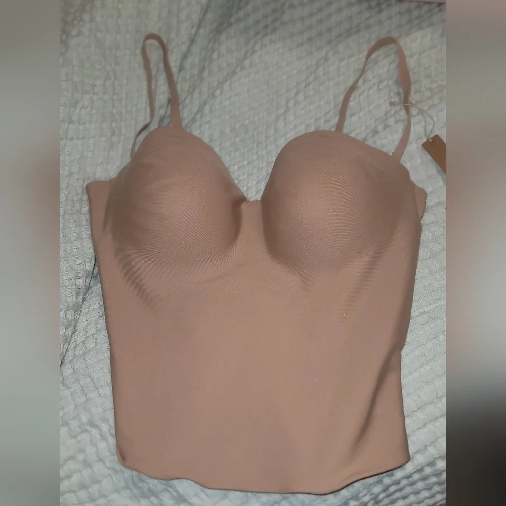 sienna SKIMS body waist | mid waist SKIMS corset | seamless In Color CLAY - Picture 2 of 7